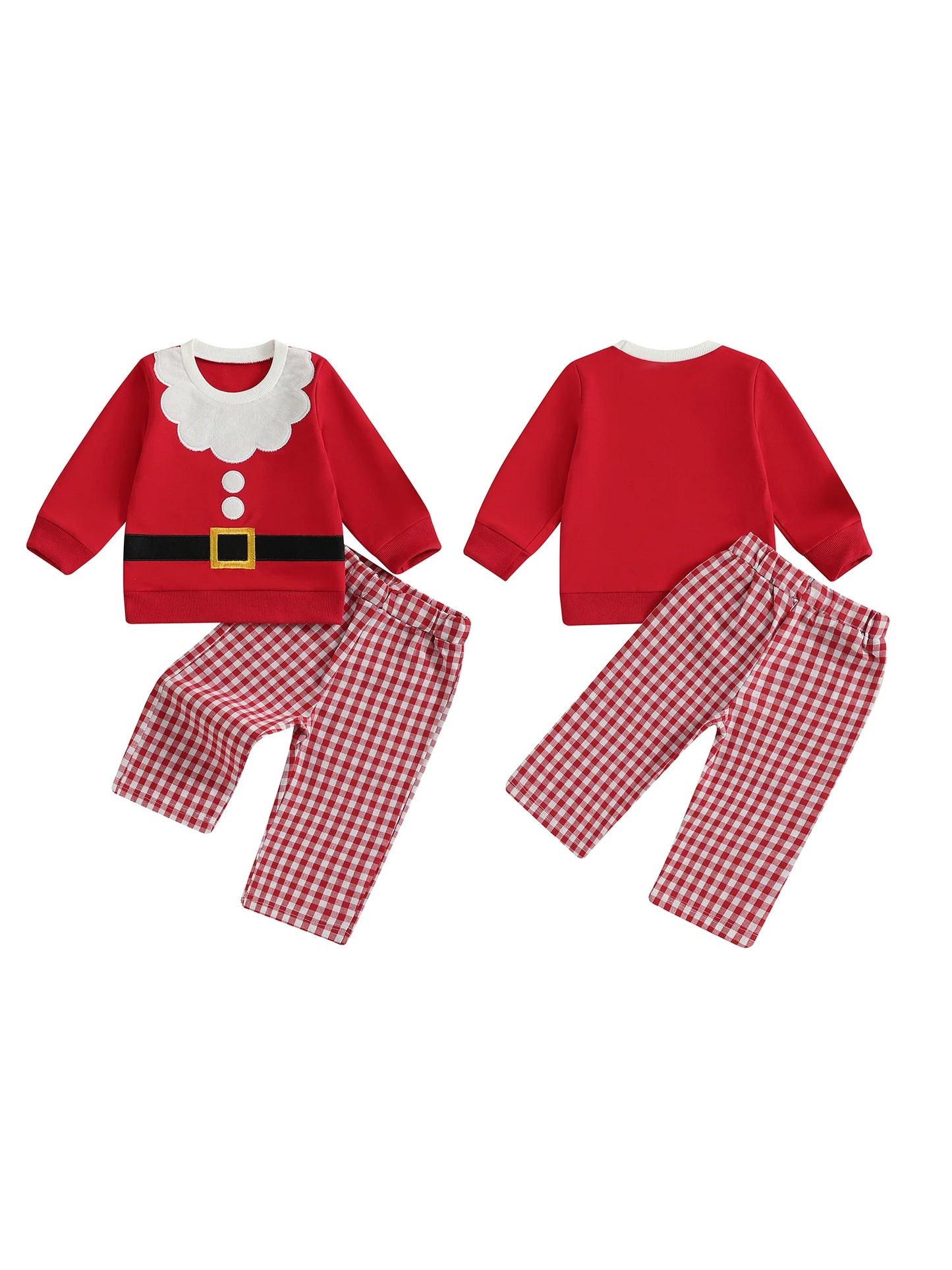 Guangdong Toddler Boys Sweater Set Reindeer Snowman Outfit