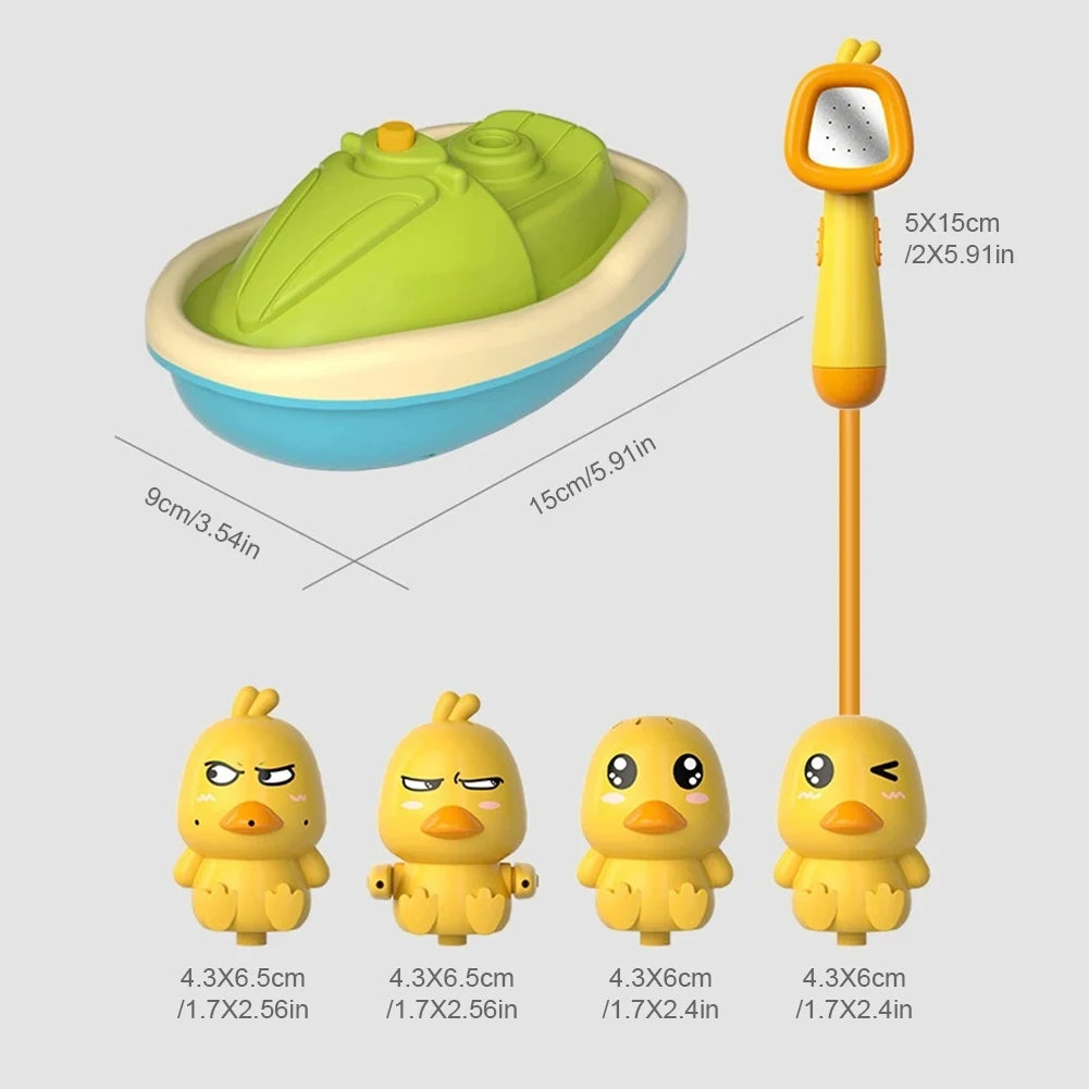 Hign-concerned Duck Bath Toys Toddlers Bathtub Water Spray