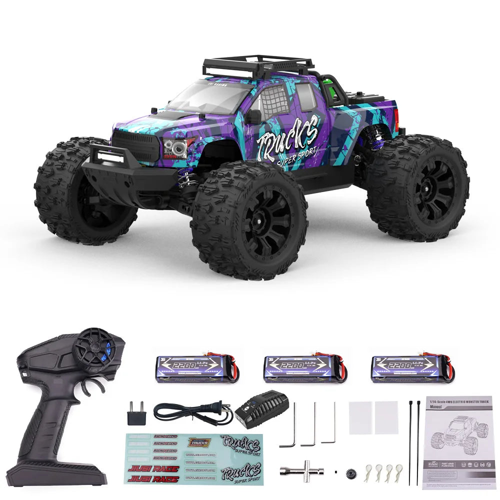 JIUSICE PT14R V3 RC Offroad Brushless Truck High Speed