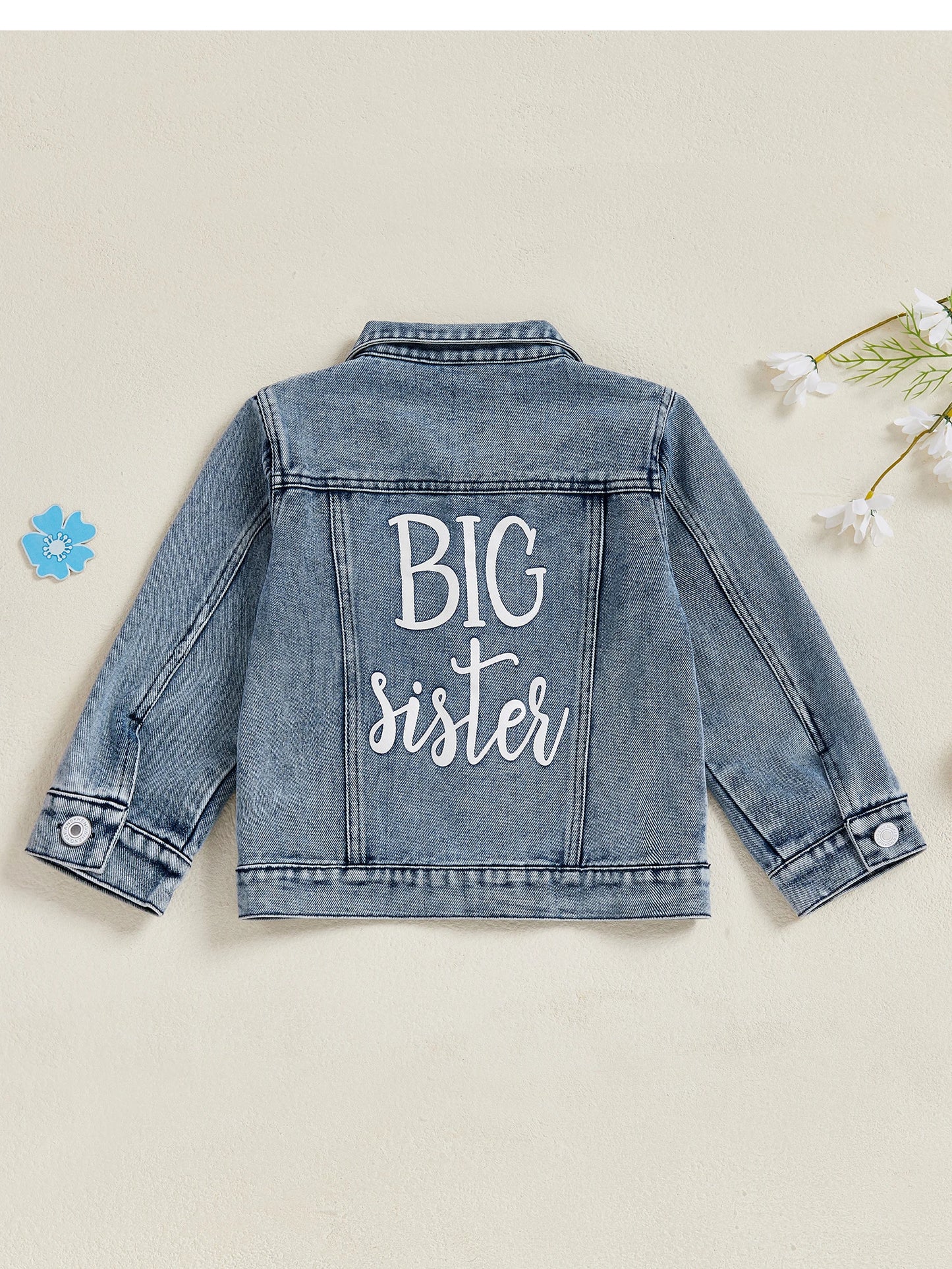 Guangdong Denim Jacket for Toddlers Front Pocket Closure
