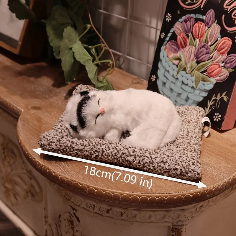 Interactive Meowing Kitten Plush With Press To Meow Sound Gift
