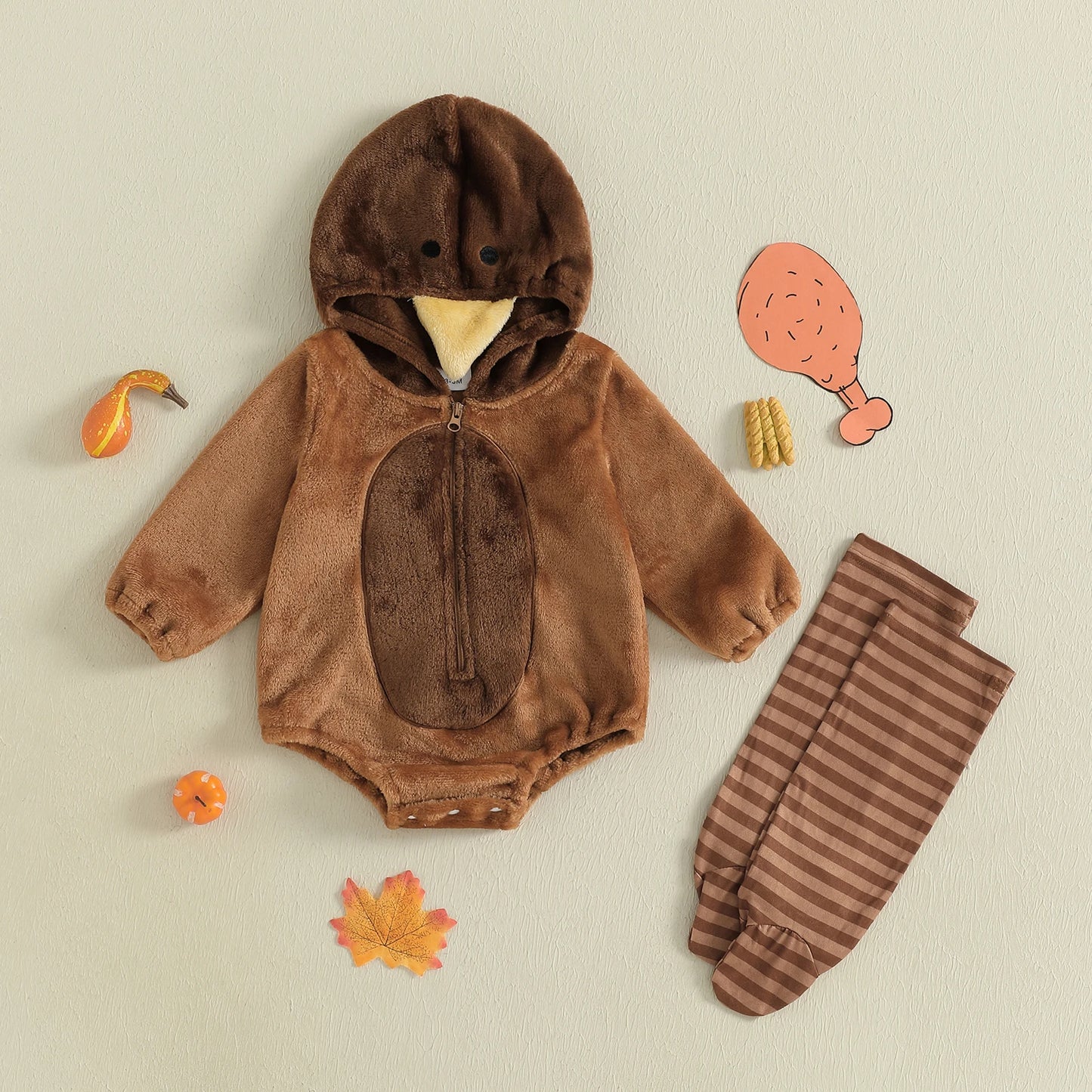 Guangdong Adorable Infant Chicken Outfit Hooded Romper