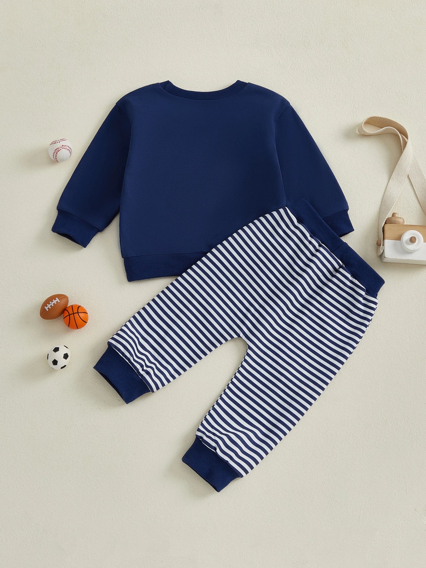 Baby Boy Autumn Knit 2 Piece Set Sweatshirt And Joggers