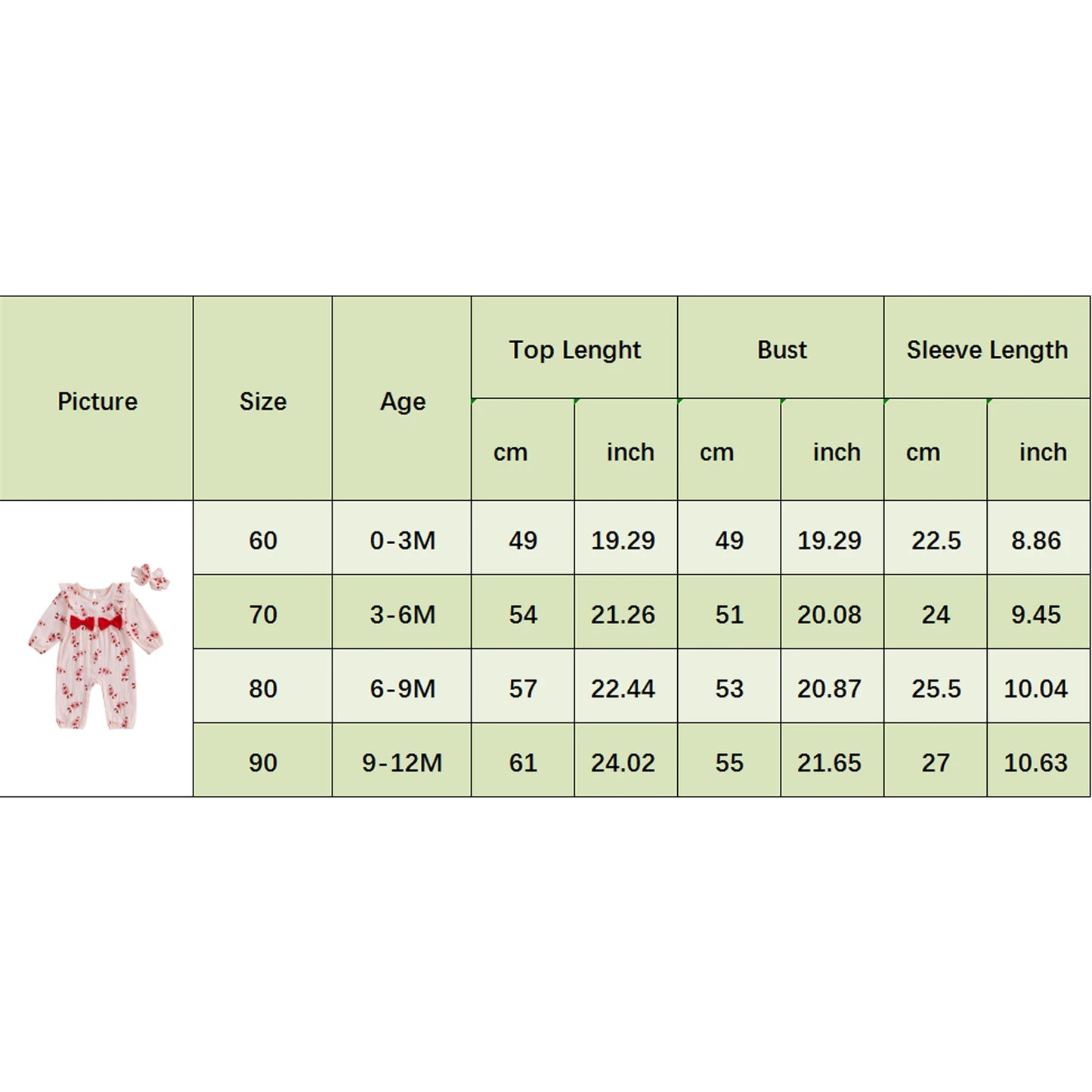 Baby Girl Christmas Candy Cane Print Jumpsuit Set With Headband