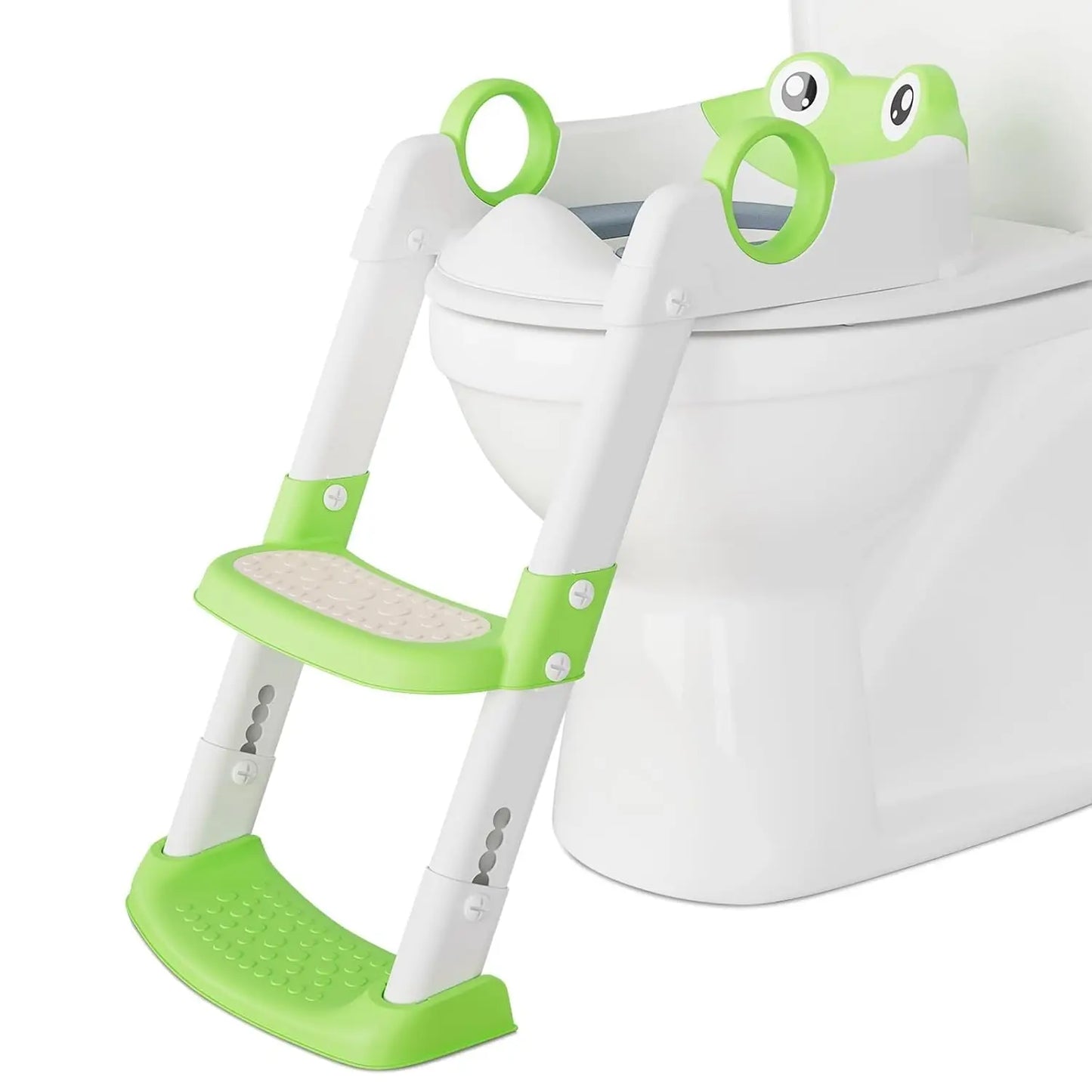 HiMISSG Potty Training Seat With Adjustable Height Stool
