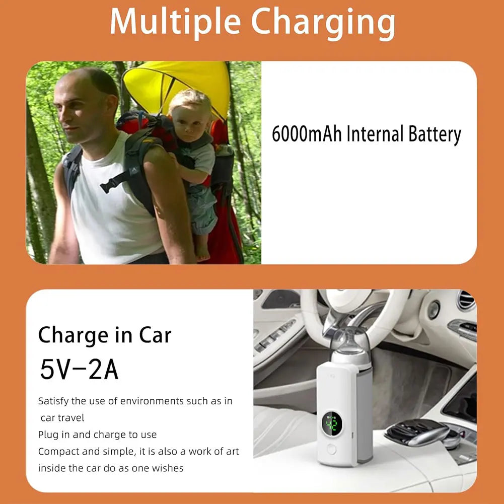 Hign-concerned Portable Bottle Warmer Temperature Control