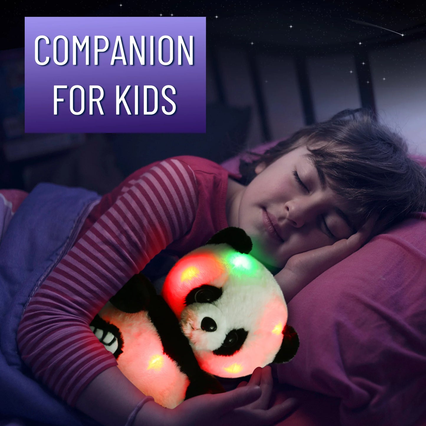 Panda Plush Light Up Toy With LED Gift For Children