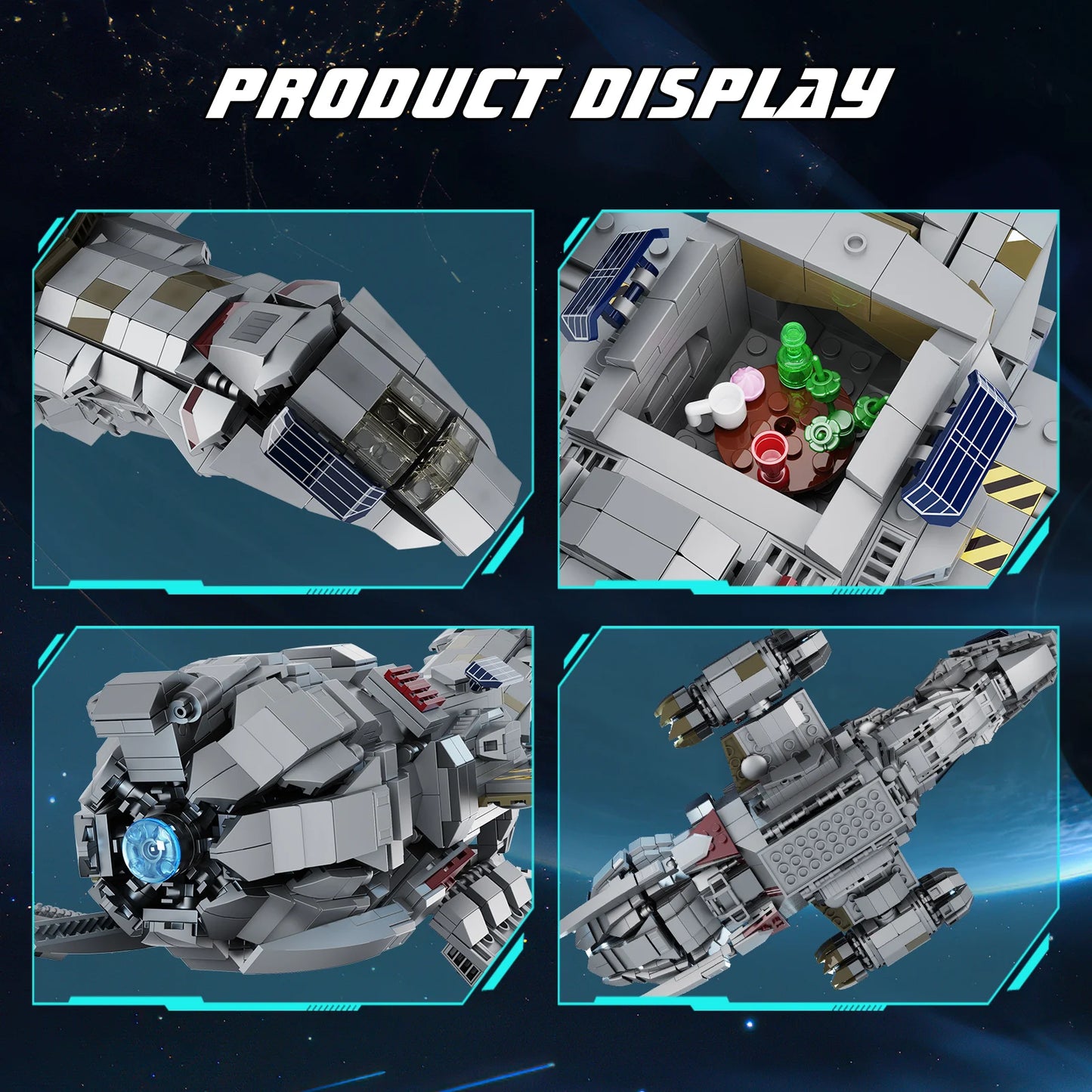 Spaceship Building Blocks Shuttle Firefly Class Bricks Model Kit