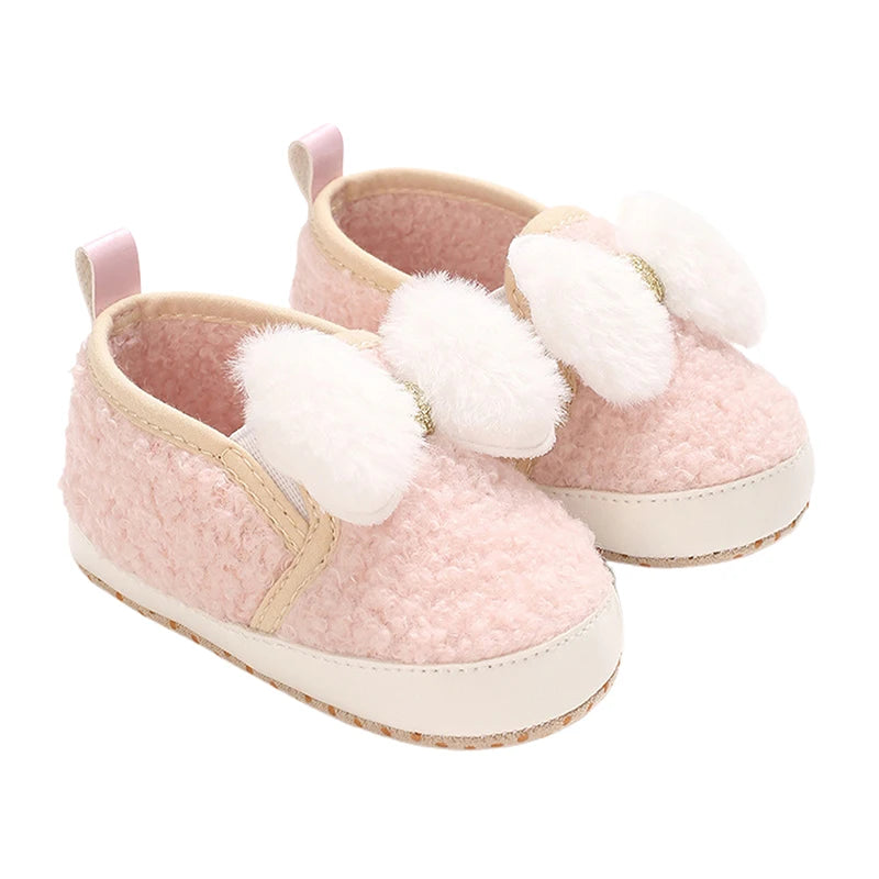 Guangdong Plush Winter Boots For Toddlers Slip On Anti Skid