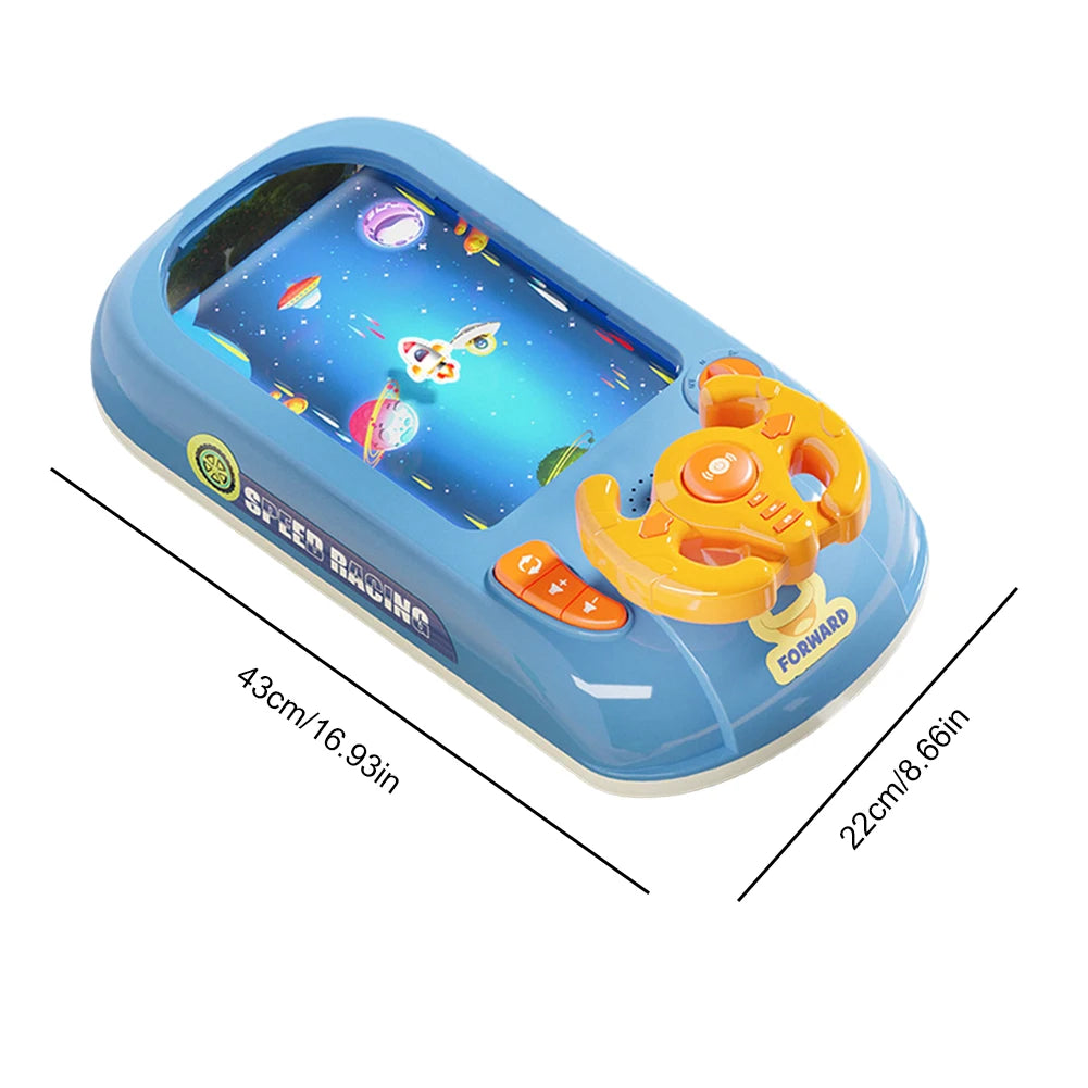 APWIKOGER Battery Operated Driving Simulator Toy Wheel