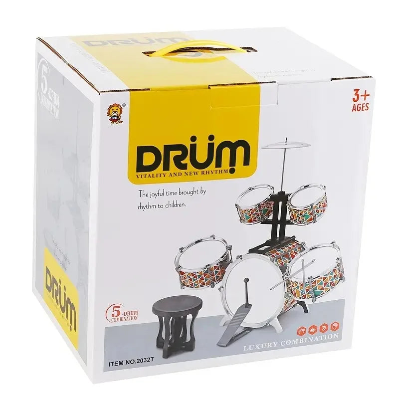 Children Drum Set Toy For Practice Percussion And Fun