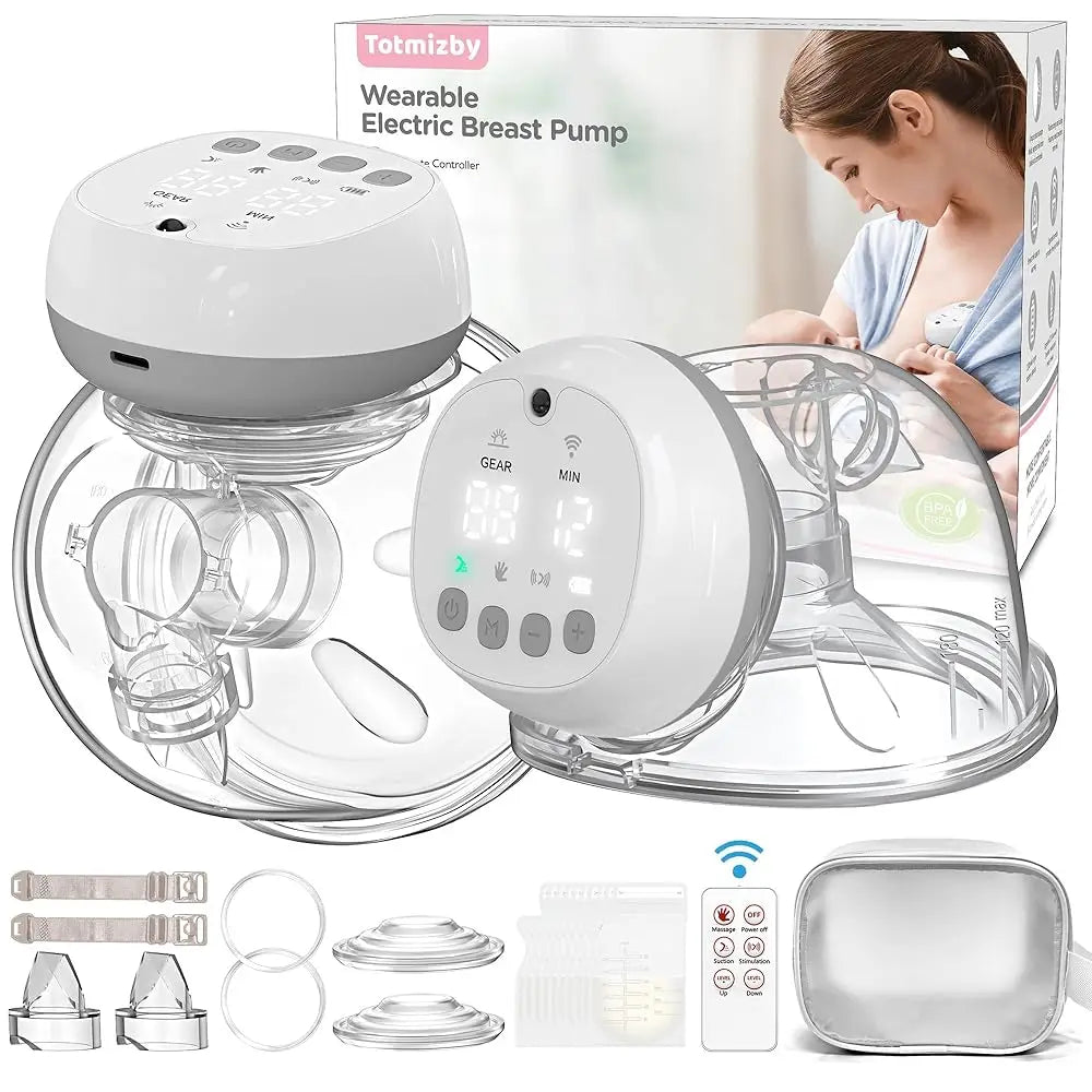 Hign-concerned Wearable Electric Breast Pump USB 1200mAh