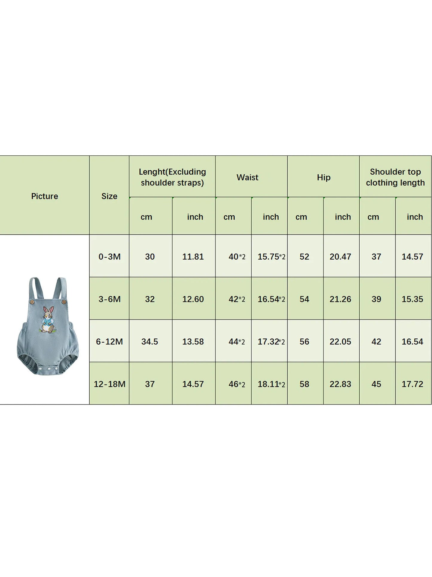 Infant Easter Bunny Romper Sleeveless Newborn Baby Jumpsuit Embroidered Rabbit