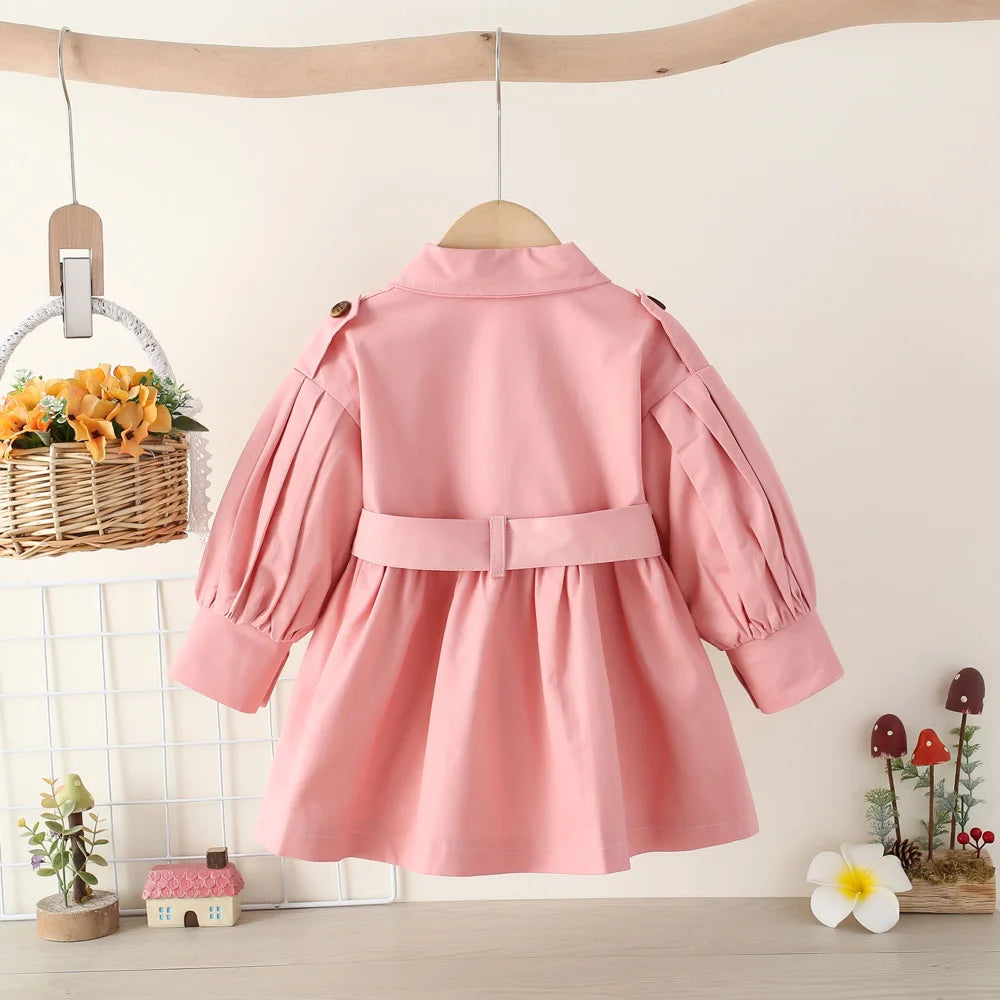 Zhejiang CN Trench Coat For Girls Spring Casual Outerwear