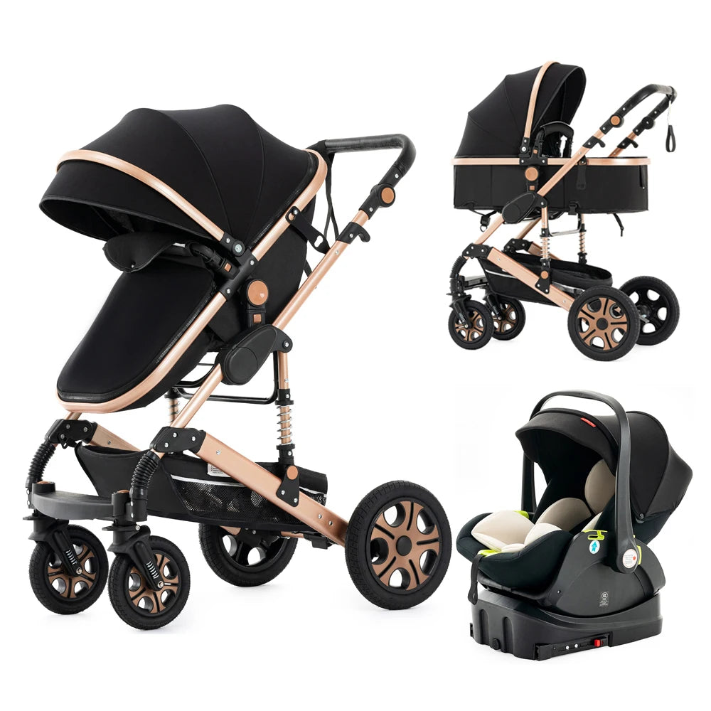 SteAnny Infant Car Seat Travel System 3in1 Reversible Isofix Base