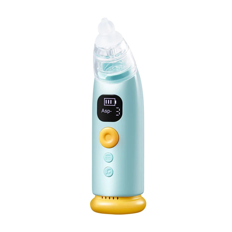 Hansqui Electric Baby Nasal Aspirator Rechargeable With 3 Silicone Nozzles
