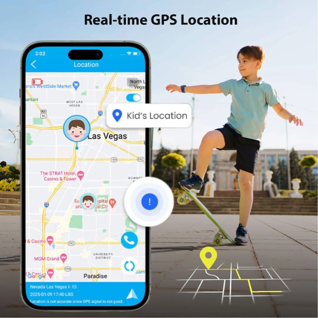 4G Kids Smart Watch With GPS Video Call And SIM Card