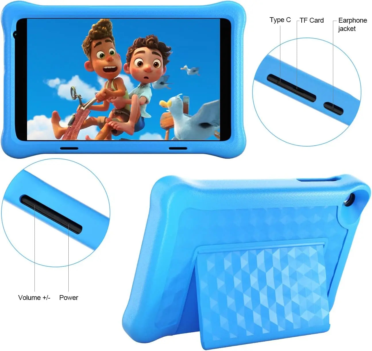 Bestski Kid Tablet Android 11 Quad Core 2GB 32GB Expansion