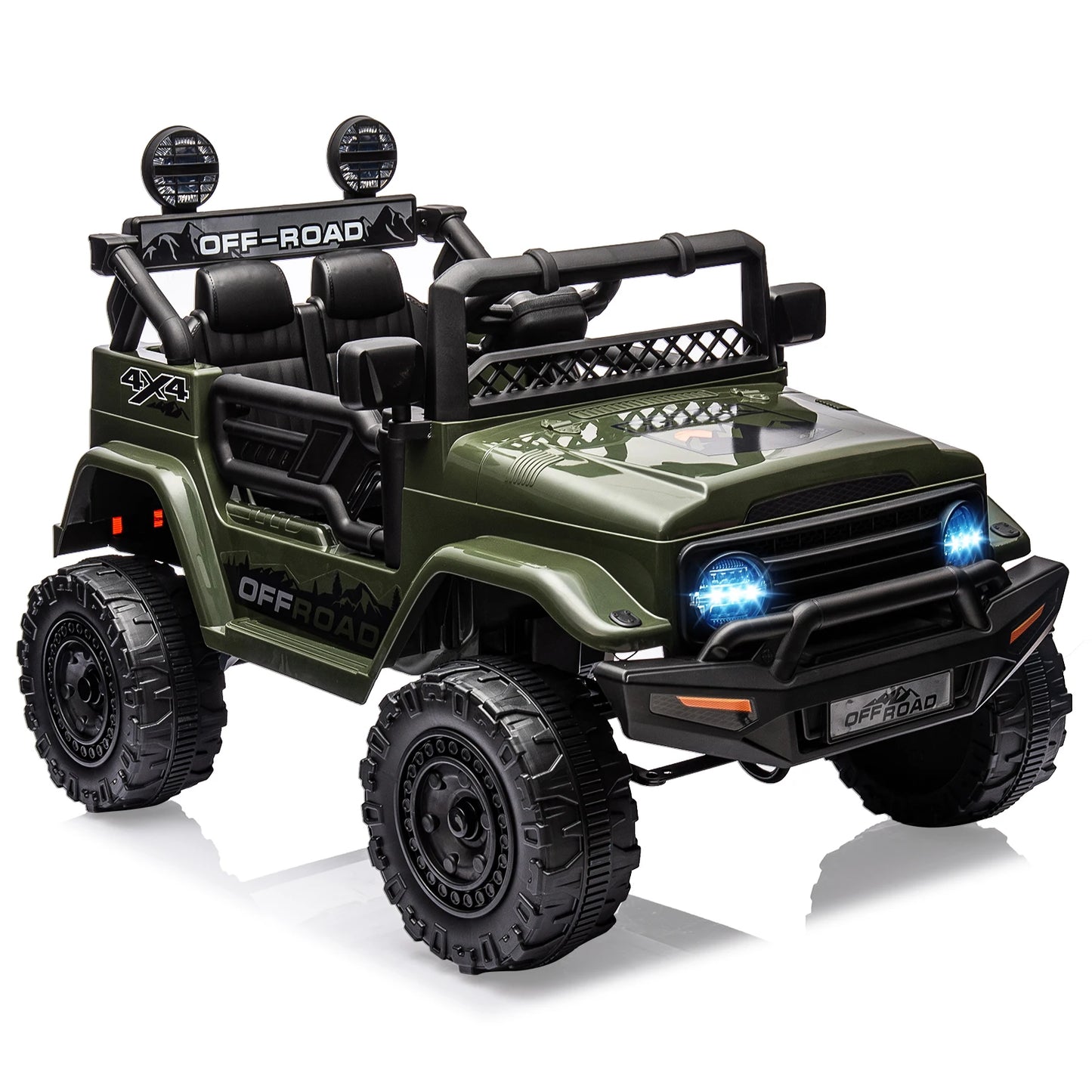 Electronic 12V Ride On Truck With Remote Bluetooth Lights