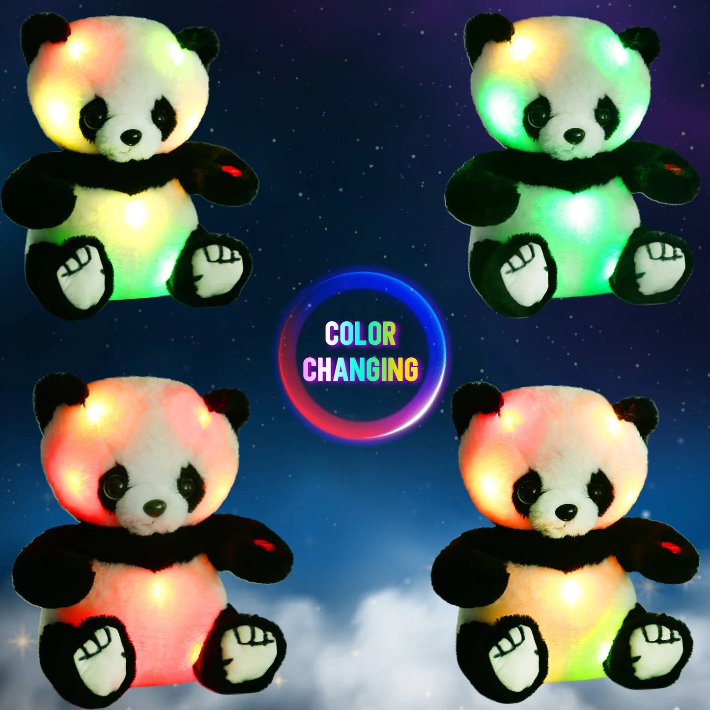 Panda Plush Light Up Toy With LED Gift For Children