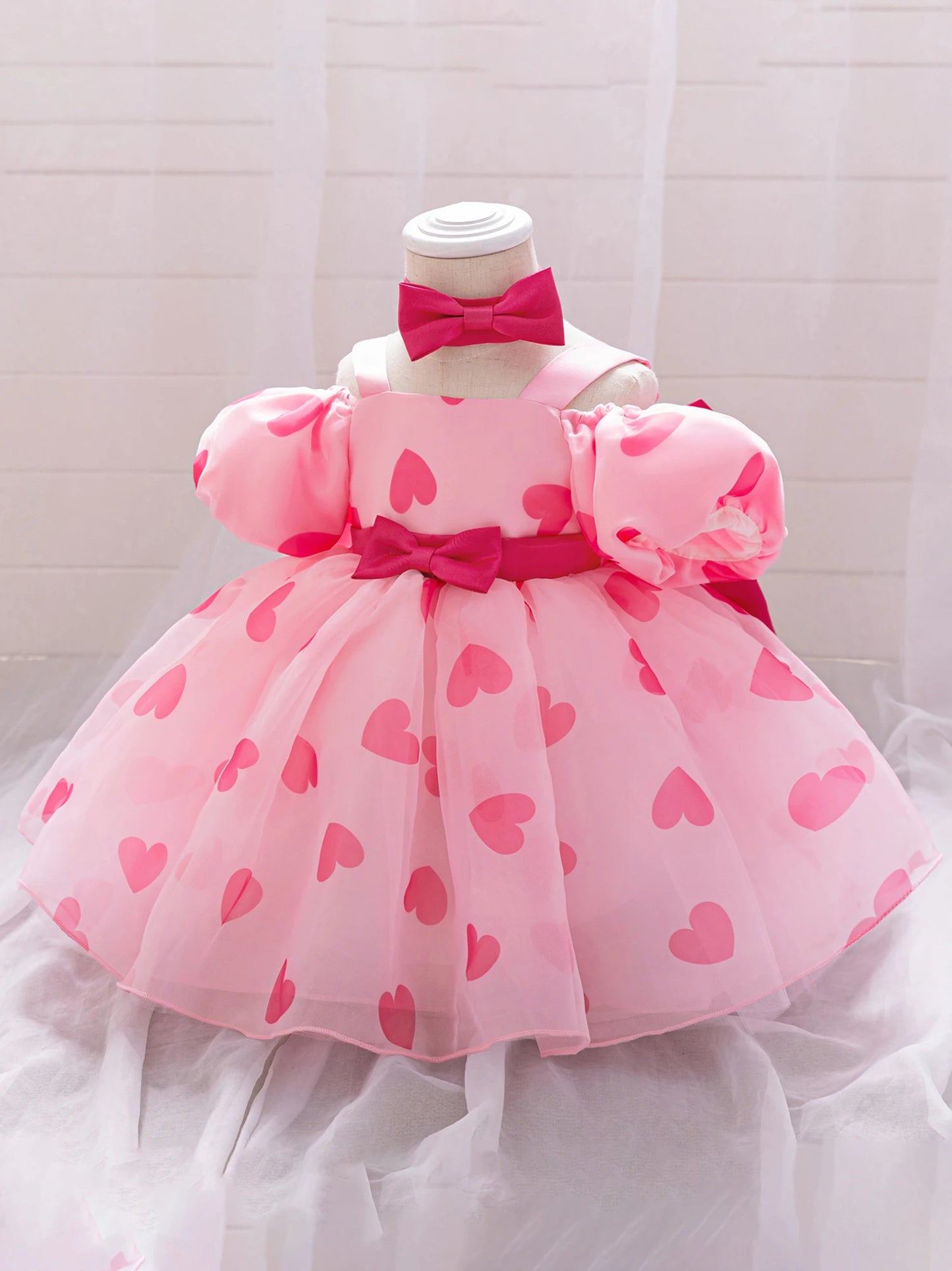Guangdong Infant Girl Floral Lace Tutu Dress Set With Shoes