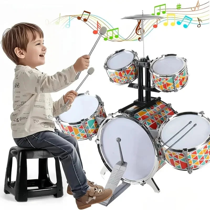 Children Drum Set Toy For Practice Percussion And Fun