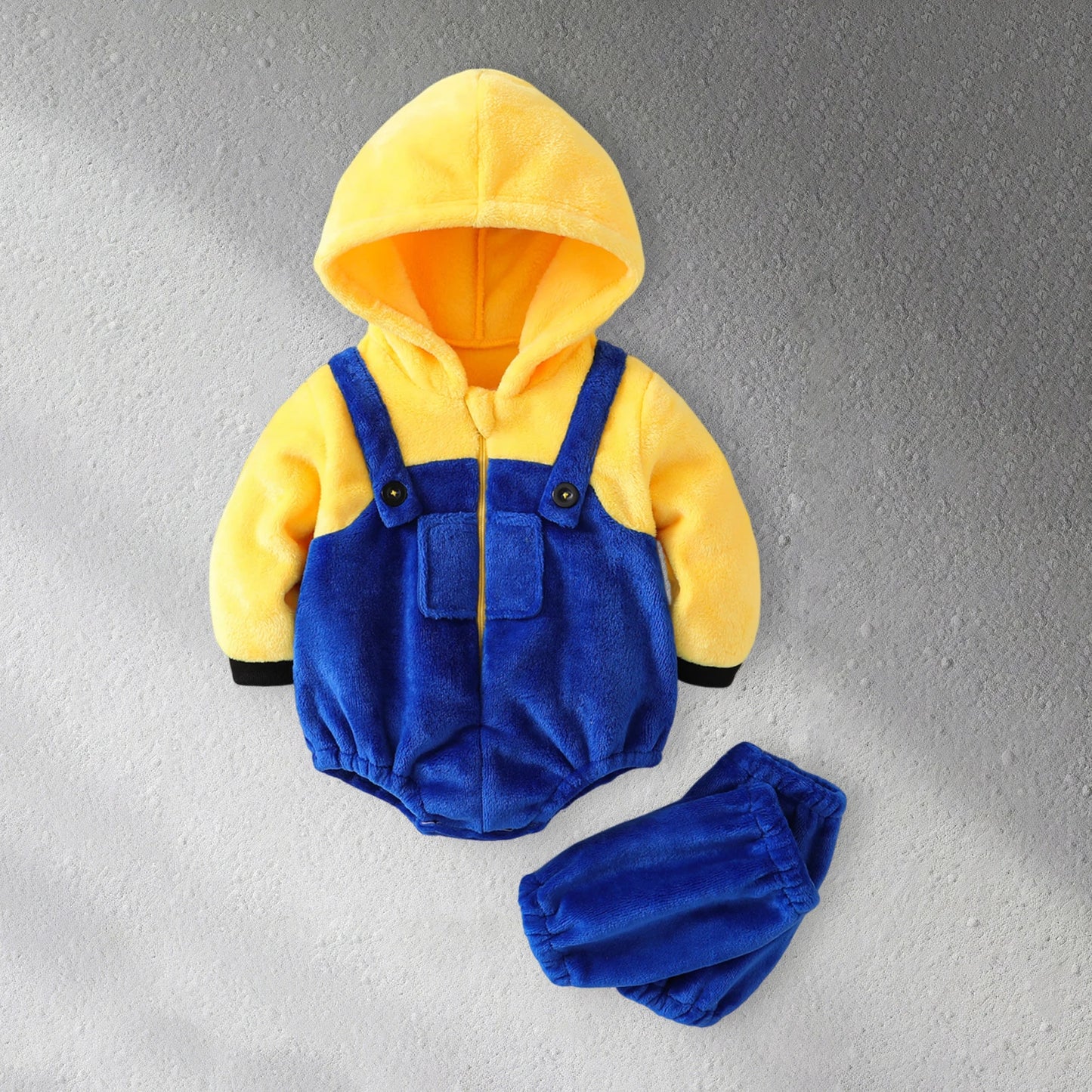 Meihuida Infant Animal Hooded Romper With Leg Warmers