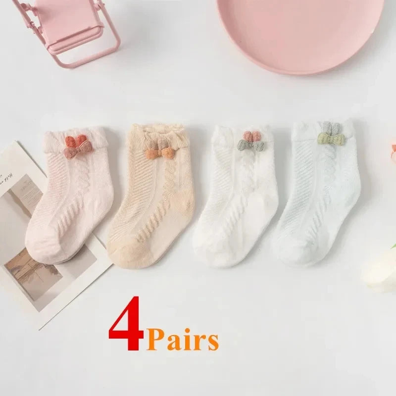 Summer Baby Mesh Cotton Socks Cartoon Cute Newborn