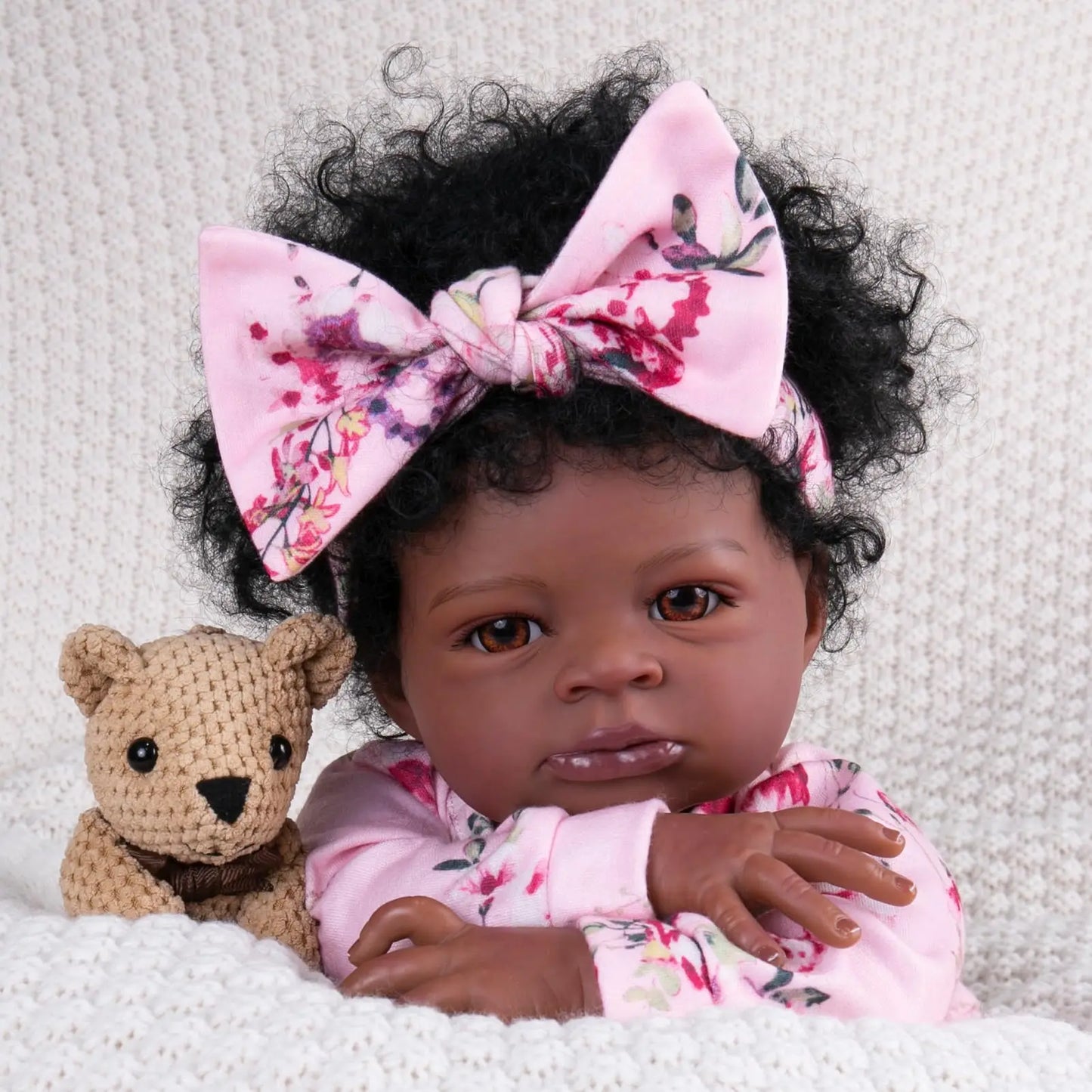 Risbecko Handmade Lifelike Reborn Baby Doll Cloth Body
