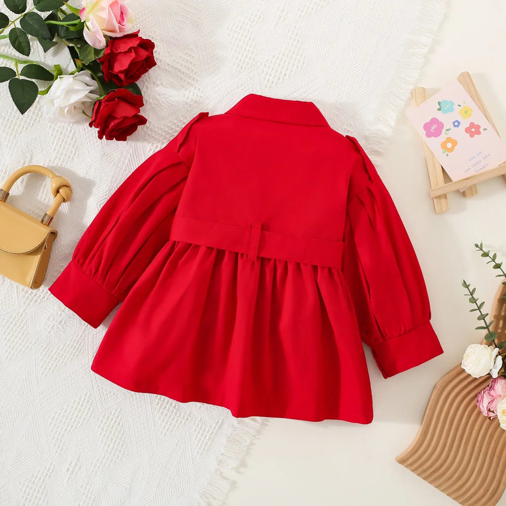 Zhejiang CN Trench Coat For Girls Spring Casual Outerwear