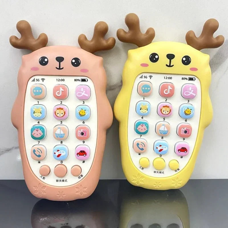 SMHXIANGQIANJINCN Baby Phone Toy Teether Bilingual Learning