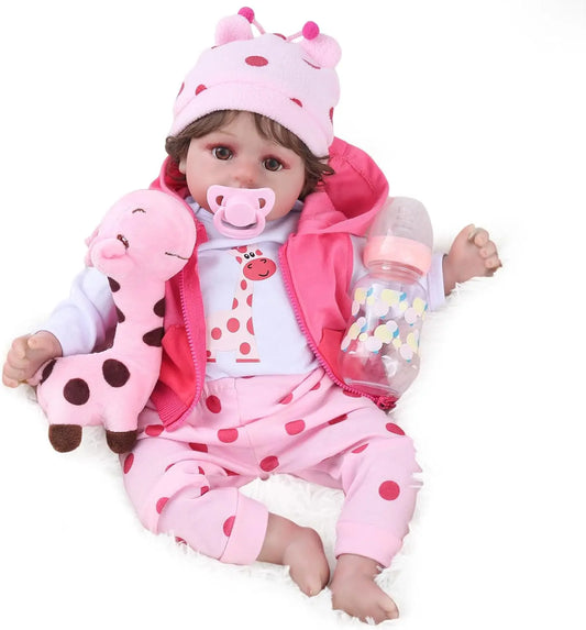 KAYDORACN Reborn Realistic Baby Doll Lifelike Silicone Girl