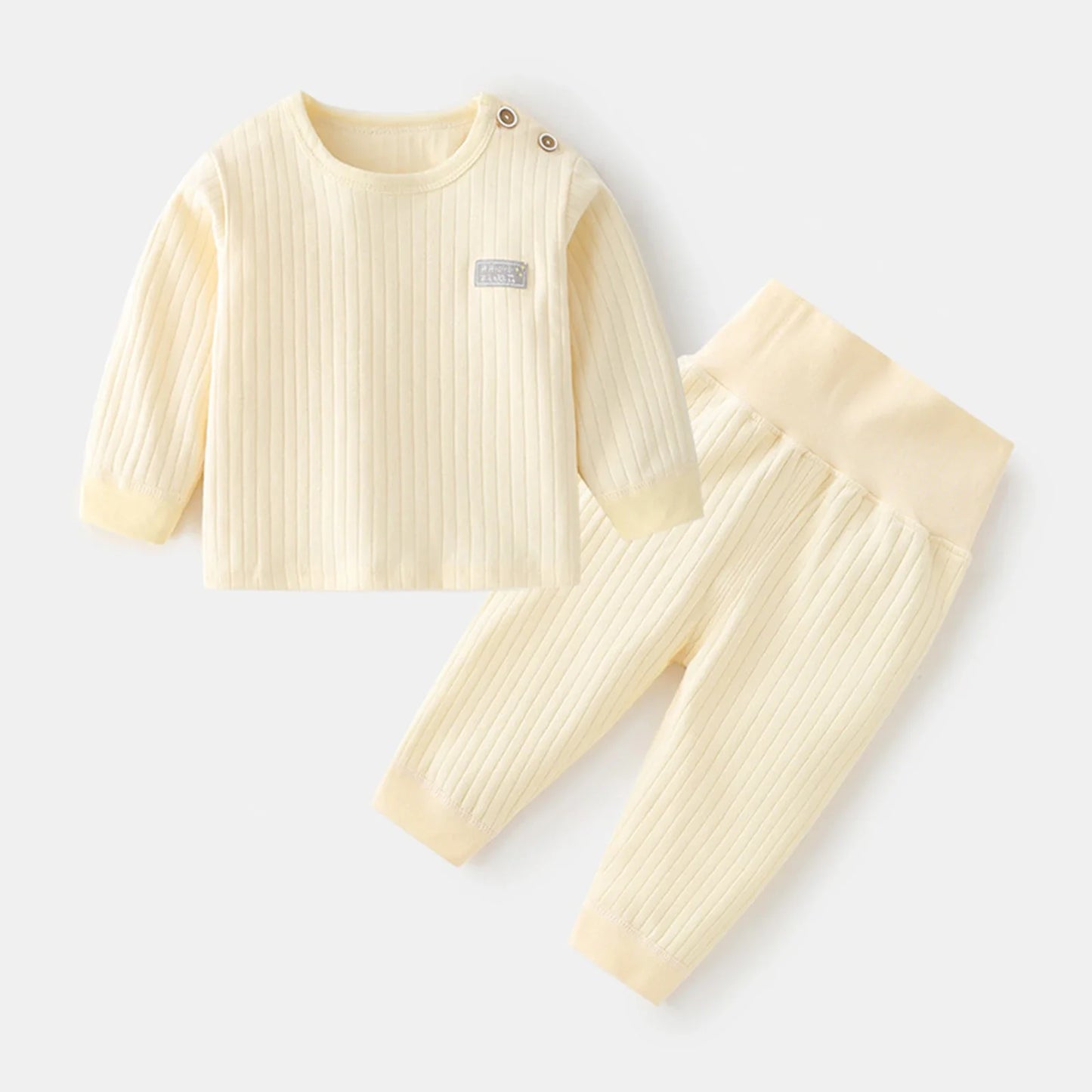 Baby Thermal Sleepwear Sets Autumn Winter Unisex Pajamas