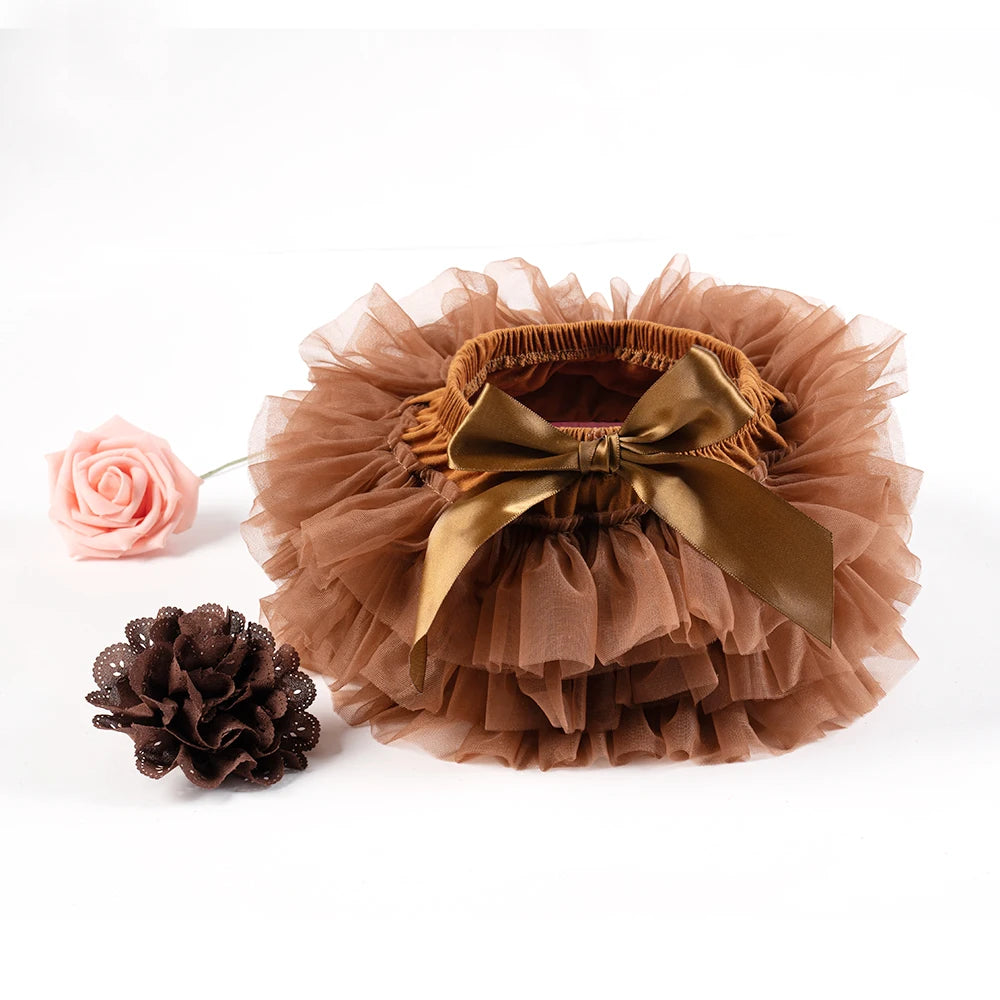 CN Zhejiang Baby Girls Tutu Skirt Bloomers Headband Set