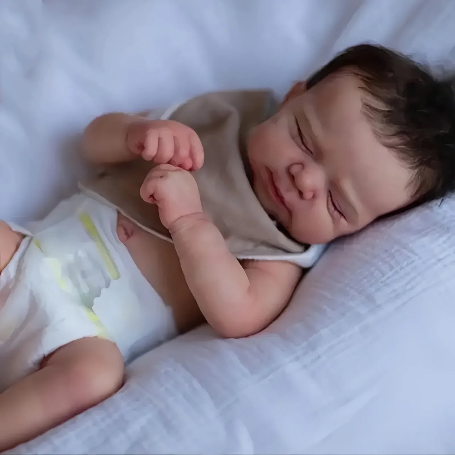 Risbecko Reborn Baby Doll Handmade Preemie Gift For Girls