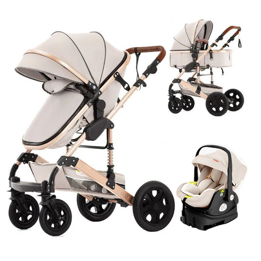 SteAnny Infant Car Seat Travel System 3in1 Reversible Isofix Base