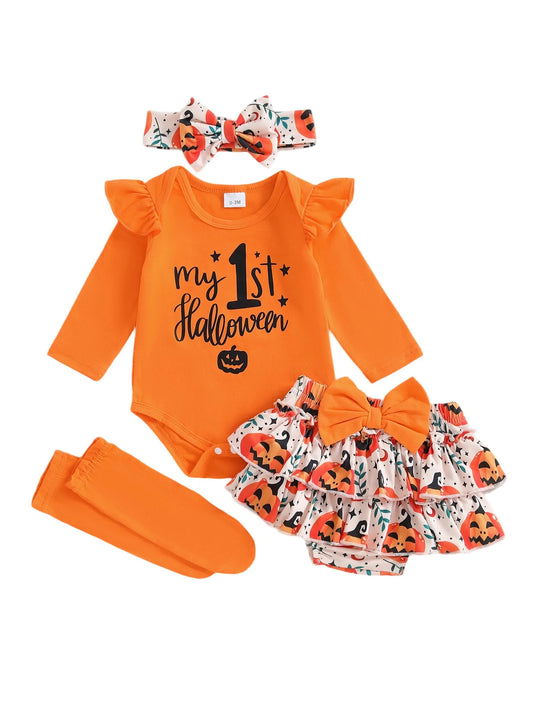 CN Guangdong Toddler Girls Christmas Outfit Set Dress