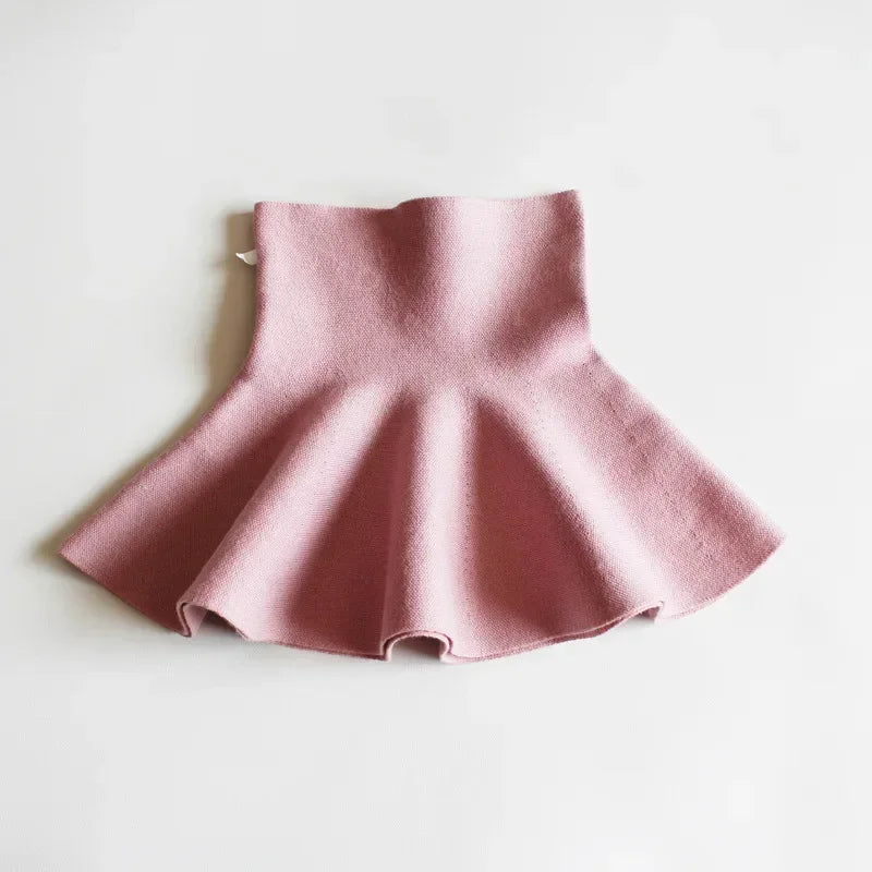 Guangdong Baby Girls Pleated Tutu Skirt Knit Winter Wear