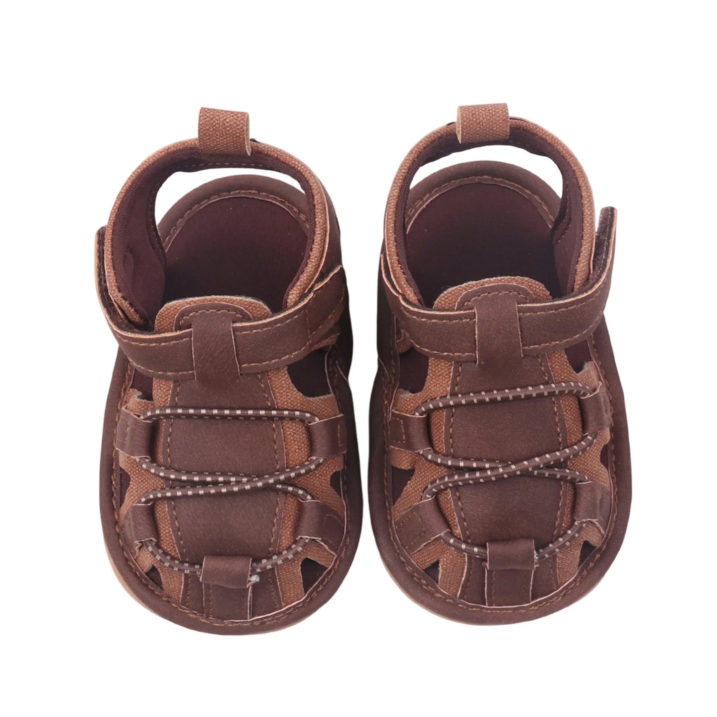 Infant Lightweight Sandals Breathable First Walker Shoes Adjustable Hook Loop