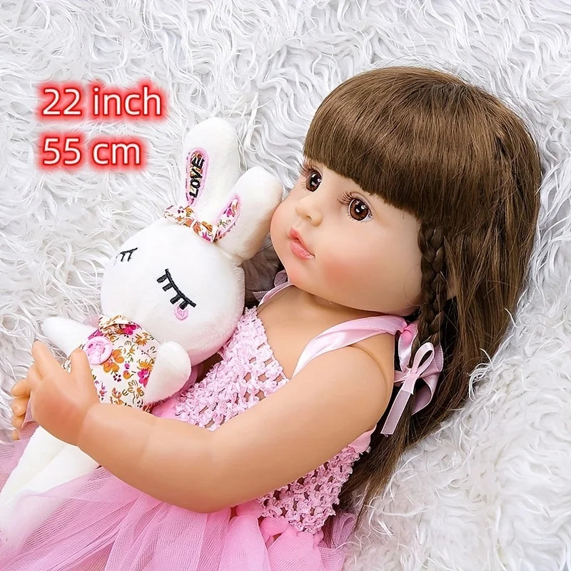 Jiangsu Reborn Princess Vinyl Doll Cute Gift Toy For Kids