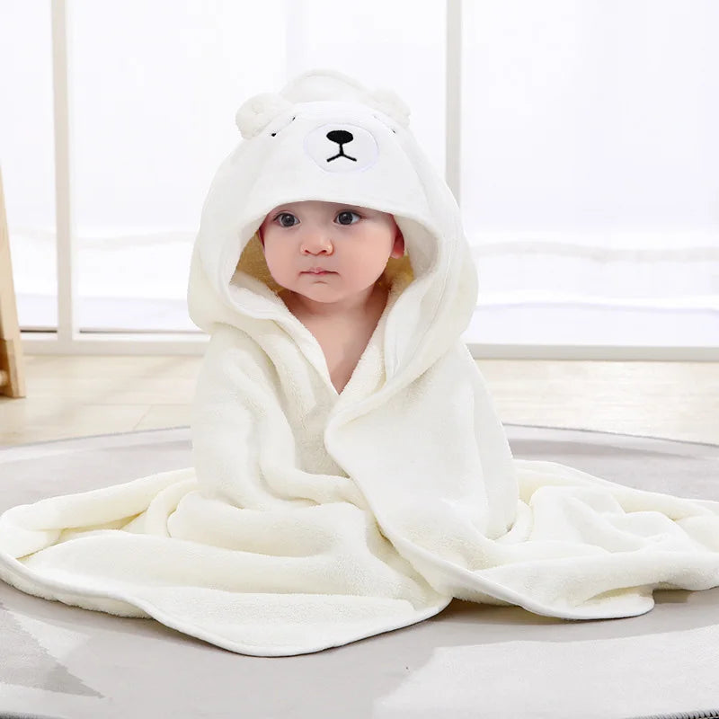 Guizhou Zhejiang Cartoon Animal Hooded Baby Bath Towel