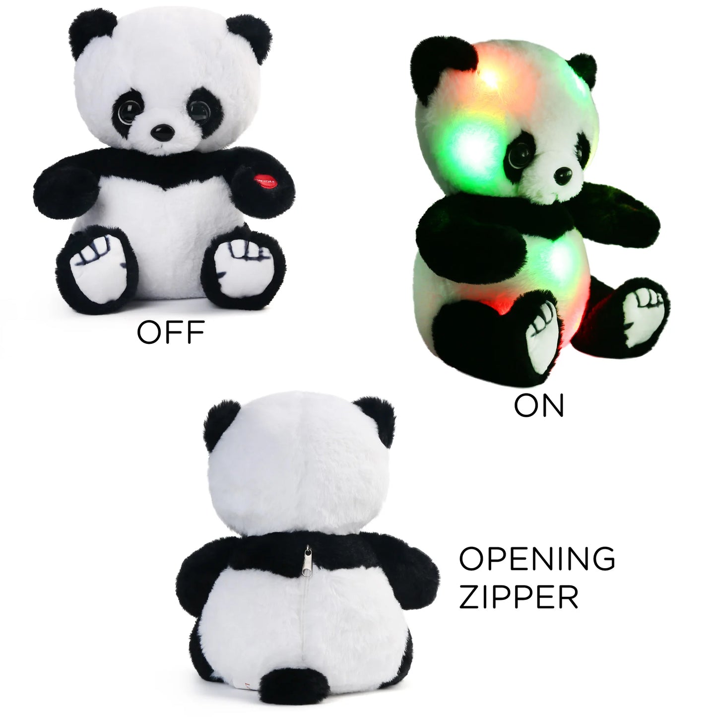 Panda Plush Light Up Toy With LED Gift For Children