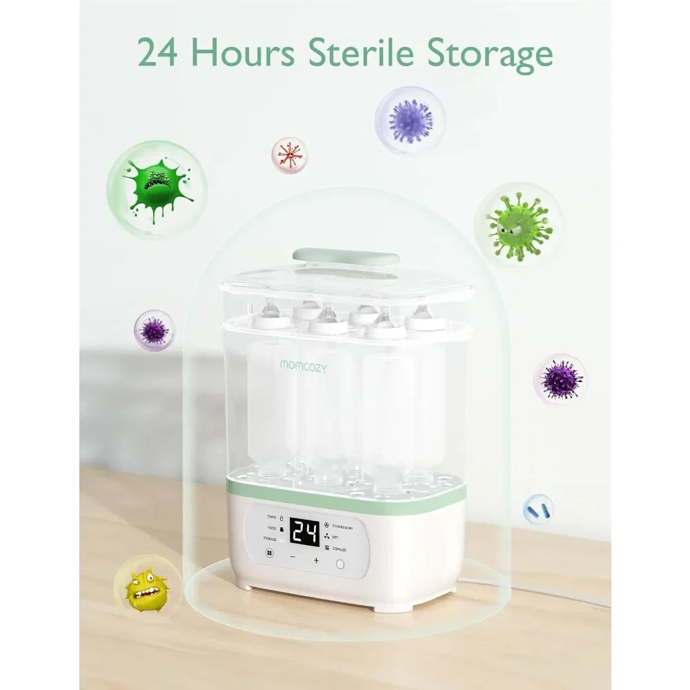 Bottle Sterilizer And Dryer 8 In 1 Electric Steam Baby