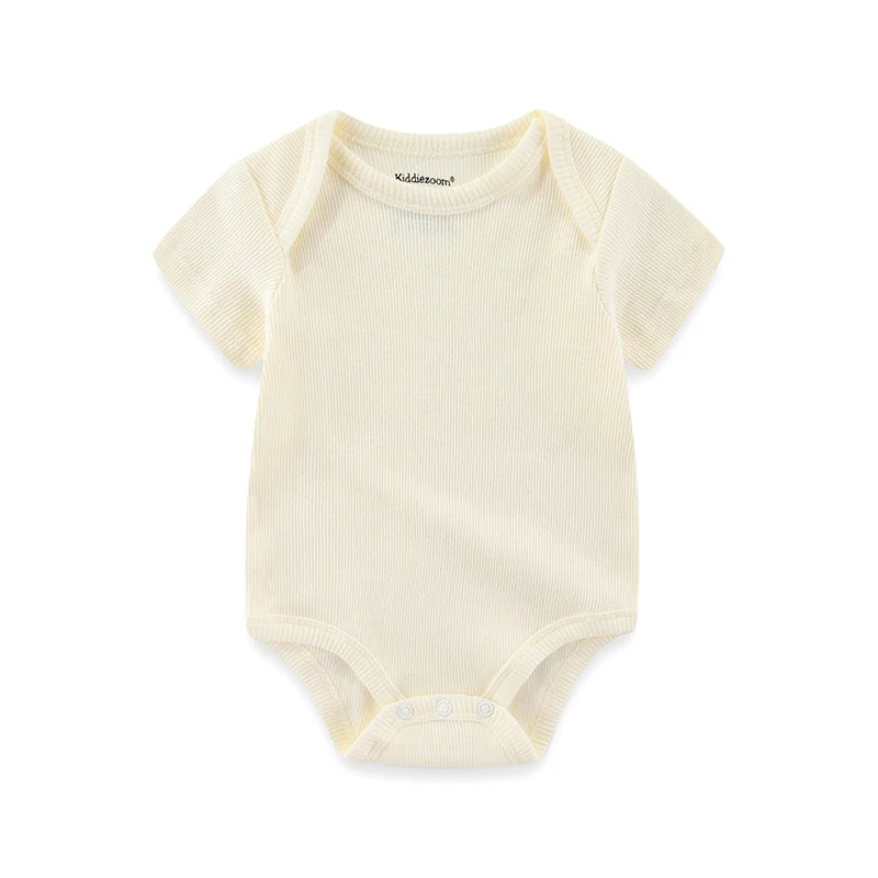 Kiddiezoom Newborn Unisex Cotton Romper Short Sleeve