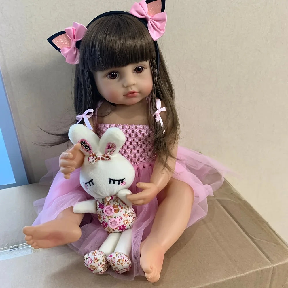 Jiangsu Reborn Princess Vinyl Doll Cute Gift Toy For Kids