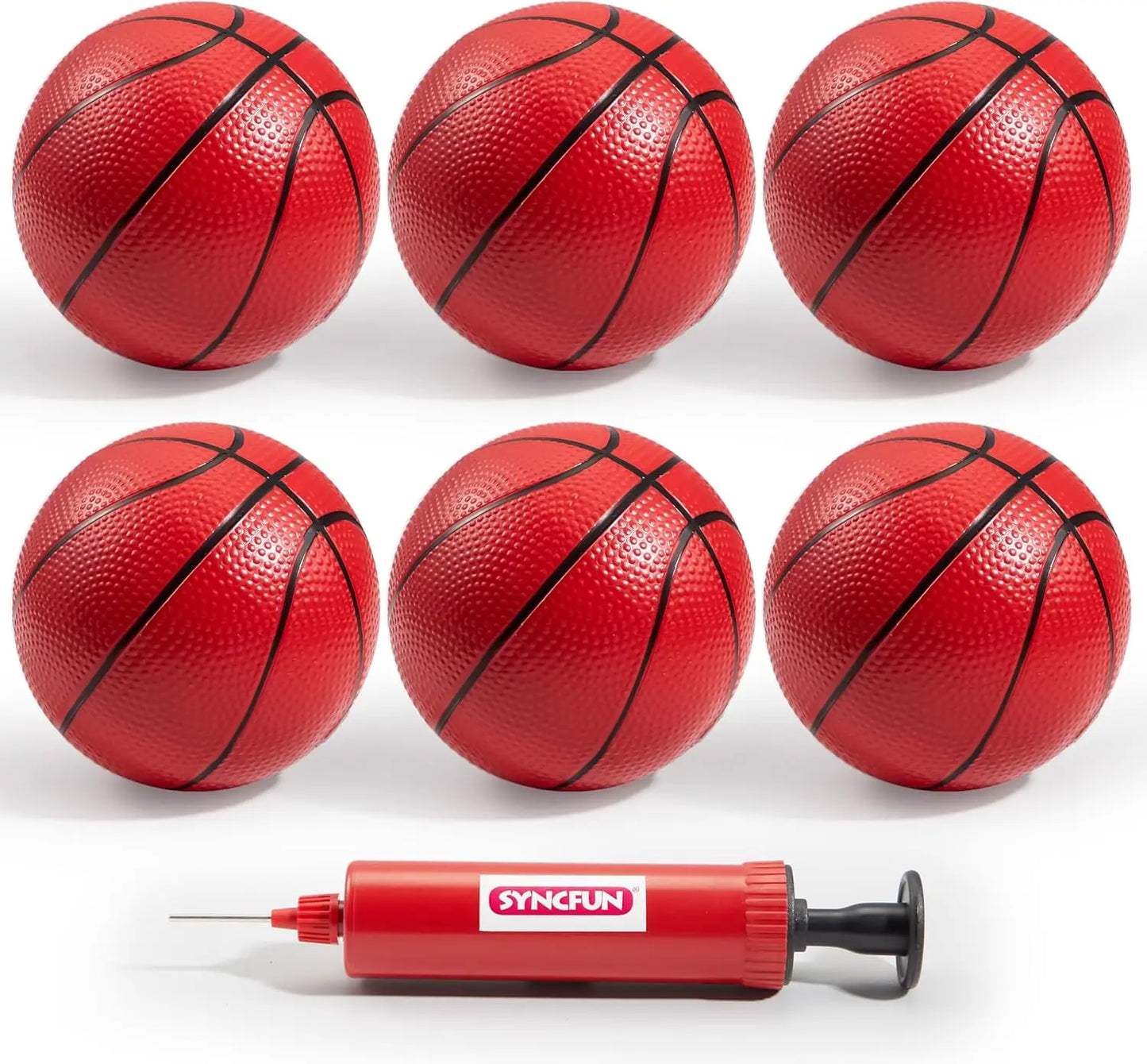 Joyfy 6 Pack Mini Basketballs For Toddlers Inflatable Toys