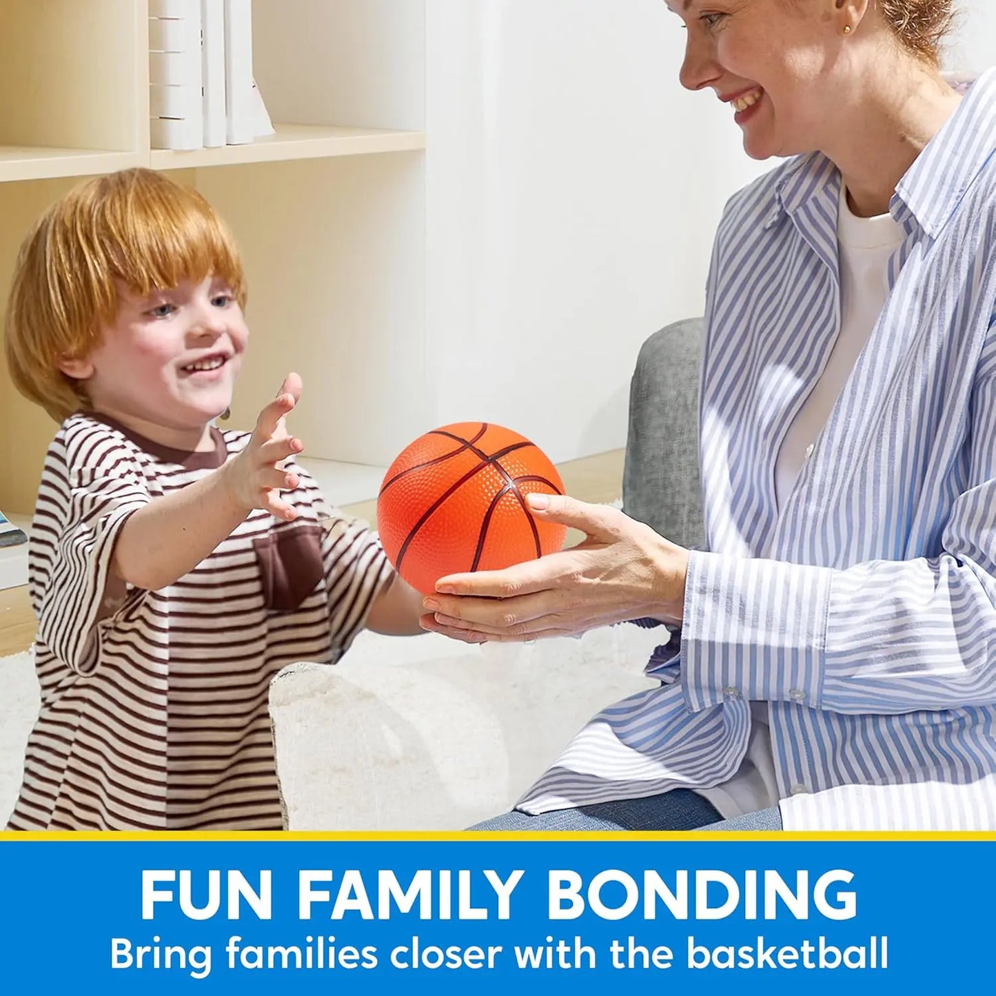 Joyfy 6 Pack Mini Basketballs For Toddlers Inflatable Toys
