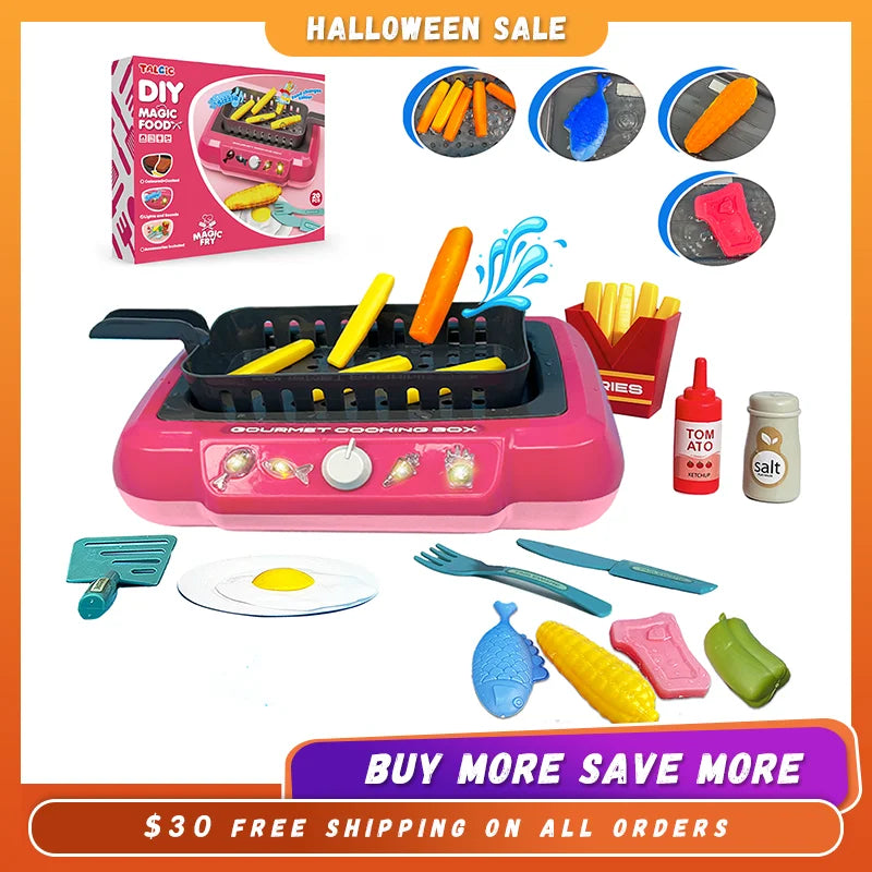 Hign-concerned Changing Kids Food Fryer Pretend Play Toy