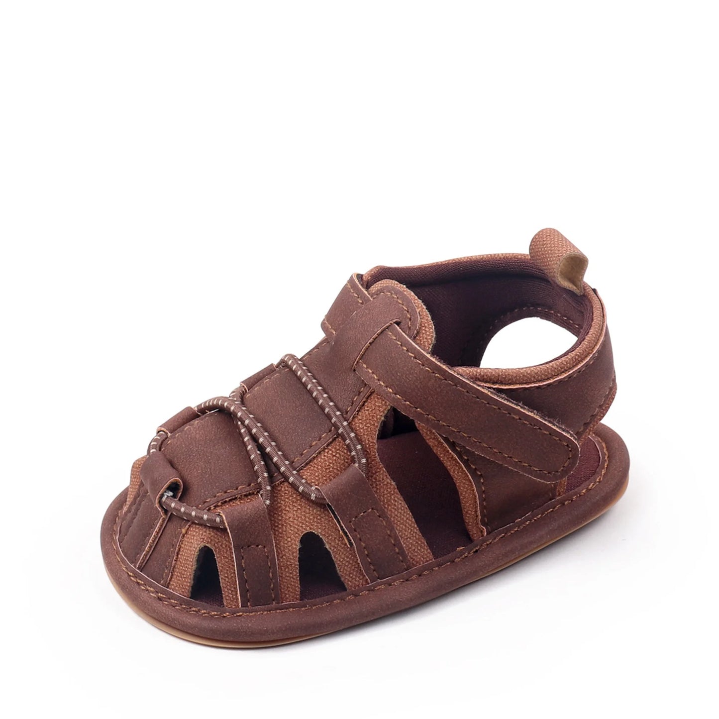 Infant Lightweight Sandals Breathable First Walker Shoes Adjustable Hook Loop