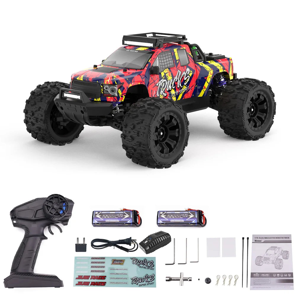 JIUSICE PT14R V3 RC Offroad Brushless Truck High Speed